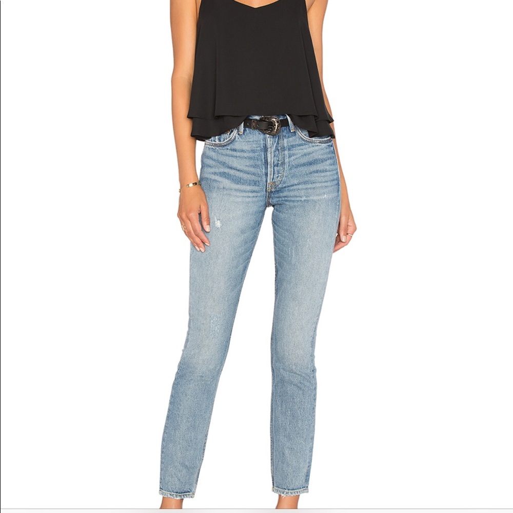 GRLFRND DENIM KAROLINA HIGH RISE PETITE JEANS